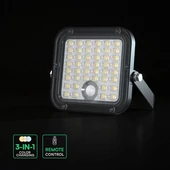 V-TAC 30W mozgásérzékelős napelemes reflektor állítható színhőmérséklettel - SKU 24277