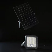 V-TAC 30W mozgásérzékelős napelemes reflektor állítható színhőmérséklettel - SKU 24277