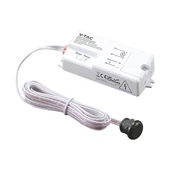 V-TAC 2in1 infravörös ajtónyitás vagy érintés nélküli kapcsoló, 30°, fehér - SKU 24357