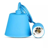 V-TAC kék szilikon függeszték, E27 foglalattal - SKU 3476