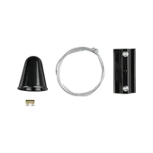 V-TAC tracklight sín függeszték szett, fekete - SKU 3565