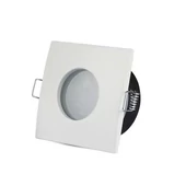 V-TAC GU10 LED spotlámpa keret, IP54 fehér fix lámpatest - SKU 3615