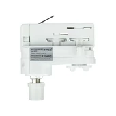 V-TAC tracklight sín adapter, fehér - SKU 3659
