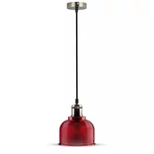 Glass Pendant Light Red ф145
