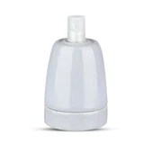 Porcelan Lamp Holder Fitting Grey