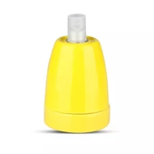 Porcelan Lamp Holder Fitting Yellow