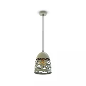Pendant Light Matt Grey With Matt Grey