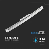 (Bemutatódarab) V-TAC fali króm és üveg 12W LED lámpa - természetes fehér - SKU 3896