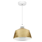 7W Led Pendant Light (Acrylic) - Gold Lamp Shade  250*190mm 3000K