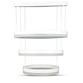 92W Soft Light Chandelier Dimmable White 3000K