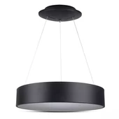 30W LED Surface Smooth Pendant Light Dimmable Black 3000K