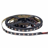 DC5V Digitális RGB LED szalag szett, 30 LED/m, tartozék USB vezérlővel
