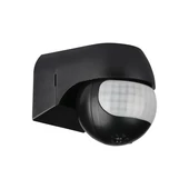 PIR Wall Sensor With Moving Head Black