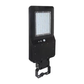V-TAC napelemes utcai LED lámpa, térvilágító lámpatest 15W hideg fehér - SKU 8548