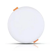 V-TAC süllyeszthető mennyezeti kerek LED panel 12W hideg fehér - SKU 729
