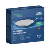 V-TAC CREE SMD süllyeszthető, műanyag, kerek LED panel 6W, CCT - SKU 78586