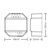 MiLight 230V-os 3 zónás kapcsoló okosító, rádiós vezérlő - PUSH1-3
