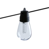 Smart szolár fényfüzér - 25 db fehér LED - állítható színhőmérséklet - 13,6 m - bluetooth vezérlés