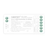 MiLight 2in1 zónázható rádiófrekvenciás vezérlő, 2 csatornás, Egyszínű és CCT - SR2(FUT035S+)