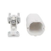 Szerelhető lengő dugvilla, fehér, 250V 16A