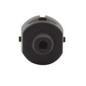 Szerelhető lengő dugvilla, fekete, 250V 16A