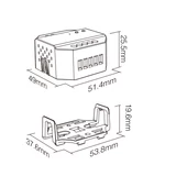 MiLight 230V Triac rádiófrekvenciás és PUSH fényerőszabályzó, Max. 300W-ig - TRI-C1