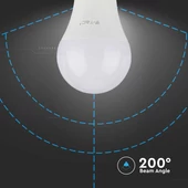 LED Bulb - SAMSUNG CHIP 10.5W E27 A60 Thermoplastic 4000K