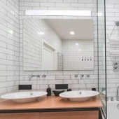 V-TAC 10W beltéri króm fali LED lámpa, hideg fehér - SKU 3917