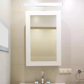 V-TAC 10W beltéri króm fali LED lámpa, hideg fehér - SKU 3917
