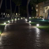 V-TAC 10W kültéri COB LED lámpa oszlop 25 cm, természetes fehér, fehér házzal - SKU 8317