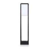 10W LED Bollard Lamp SAMSUNG CHIP Black Body IP65 6400K