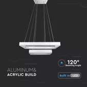 115W Soft Light Chandelier Dimmable White 3000K