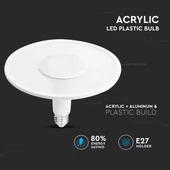 V-TAC 11W E27 hideg fehér akril LED UFO égő - SKU 2783