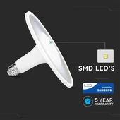 V-TAC 11W E27 természetes fehér akril LED UFO égő - SKU 2782