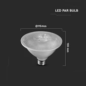 LED Bulb - SAMSUNG CHIP 11W E27 PAR30 Plastic 4000K