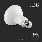 V-TAC 11W E27 természetes fehér R80 LED égő - SKU 23900