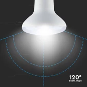 V-TAC 11W E27 természetes fehér R80 LED égő - SKU 23900