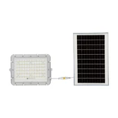 White LED 15W solar floodlight, 12000mAh battery, 6500K, IP65
