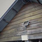 White LED 15W solar floodlight, 12000mAh battery, 6500K, IP65