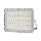 V-TAC 12000mAh napelemes LED reflektor 15W természetes fehér, 1200 Lumen, fehér házzal - SKU 7844