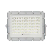V-TAC 12000mAh napelemes LED reflektor 15W természetes fehér, 1200 Lumen, fehér házzal - SKU 7844