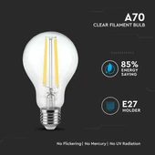 V-TAC 12.5W E27 természetes fehér filament LED égő - SKU 7459