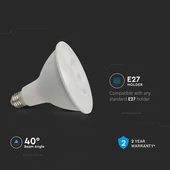 V-TAC 12.8W E27 hideg fehér PAR38 LED égő - SKU 23892