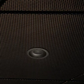 V-TAC COB LED 12W CCT méhsejt diffúzoros mélysugárzó, fekete, BridgeLUX chipes - SKU 23671
