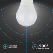 LED Bulb - SAMSUNG CHIP 12W E27 A60 Dimmable  6400K