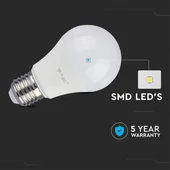 LED Bulb - SAMSUNG CHIP 12W E27 A60 Dimmable  6400K