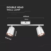 V-TAC 12W fehér mennyezeti LED lámpa természetes fehér - SKU 8256