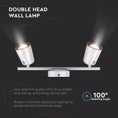 V-TAC 12W fehér mennyezeti LED lámpa természetes fehér - SKU 8256