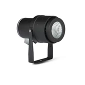 V-TAC 12W, fekete, földbe szúrható talajlámpa, IP65, meleg fehér - SKU 217544