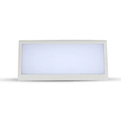 V-TAC Landscape 12W kültéri fali LED lámpa hideg fehér, fehér házzal, 100 Lm/W - SKU 6815